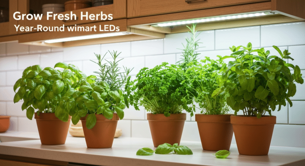 How to Use Smart LED Strips for Under-Cabinet Herb Gardens