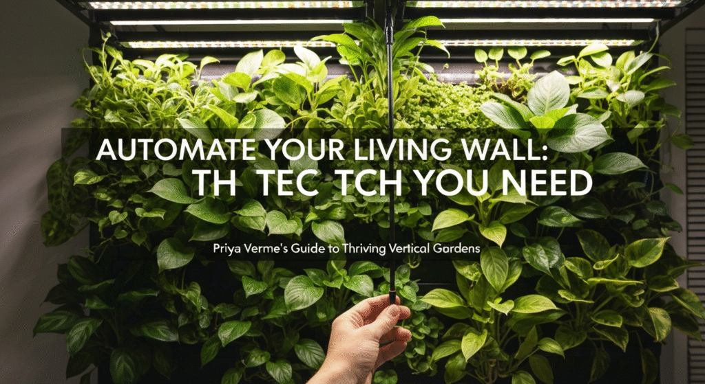 Automating a “Living Wall”: The Tech You Need for a Vertical Garden