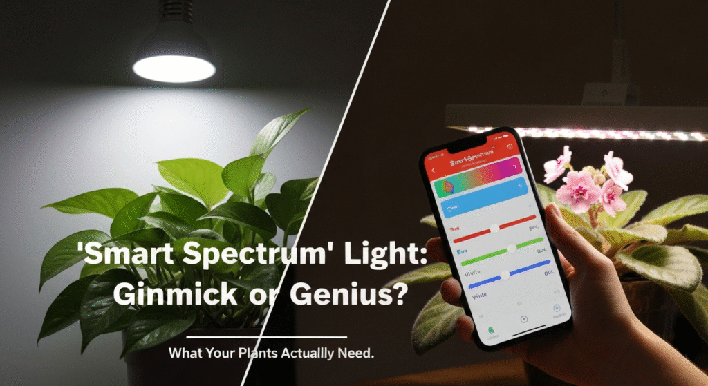 What is a “Smart Spectrum” Grow Light and Do Your Houseplants Actually Need One?