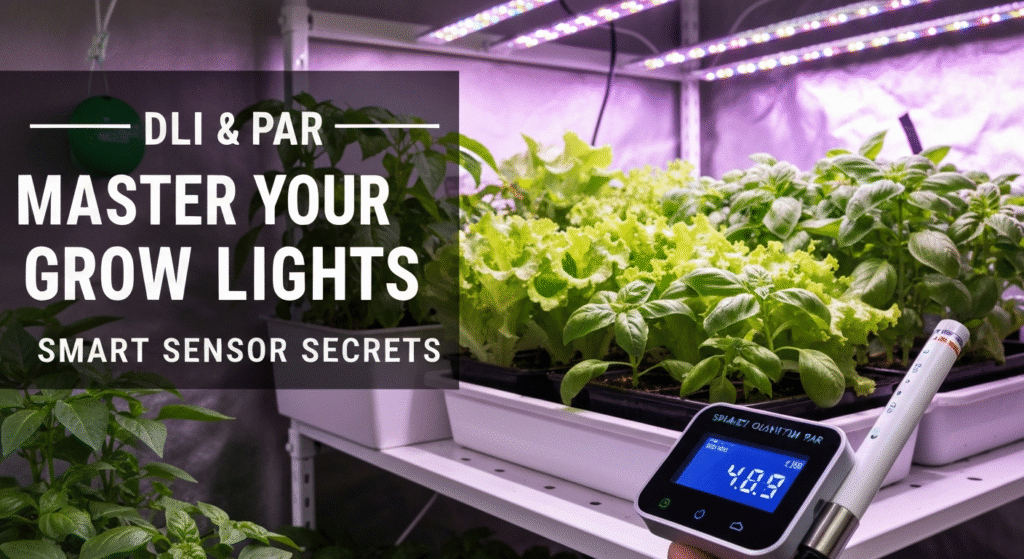 Understanding PAR and DLI: How to Use a Smart Light Sensor for Your Indoor Garden