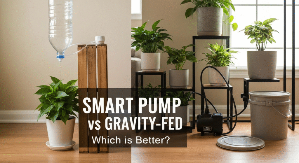 Smart Pumps vs. Gravity-Fed Systems: Which is Better for Your Indoor Garden?