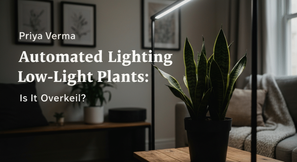 Automated Lighting for Low-Light Plants: Is It Really Worth It?
