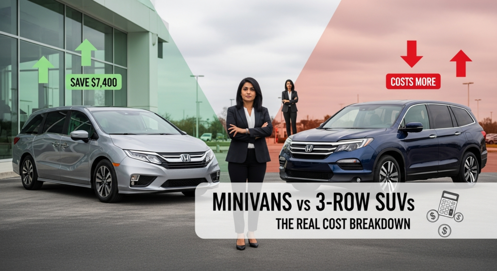 Minivans vs Three-Row SUVs: Real Cost Breakdown for Growing Families